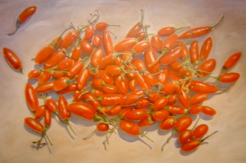 Painting of Peri-Peri Chiles