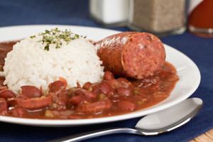 Andouille with Red Beans and Rice