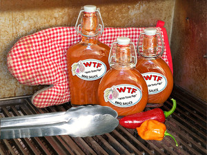 The Finished WTF BBQ Sauce