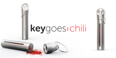 The Keygoes Chili Keychain