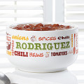 personalized chili bowl